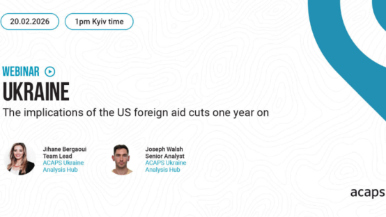 Webinar: 1 Year On – Implications of US Foreign Aid Cuts for Ukraine